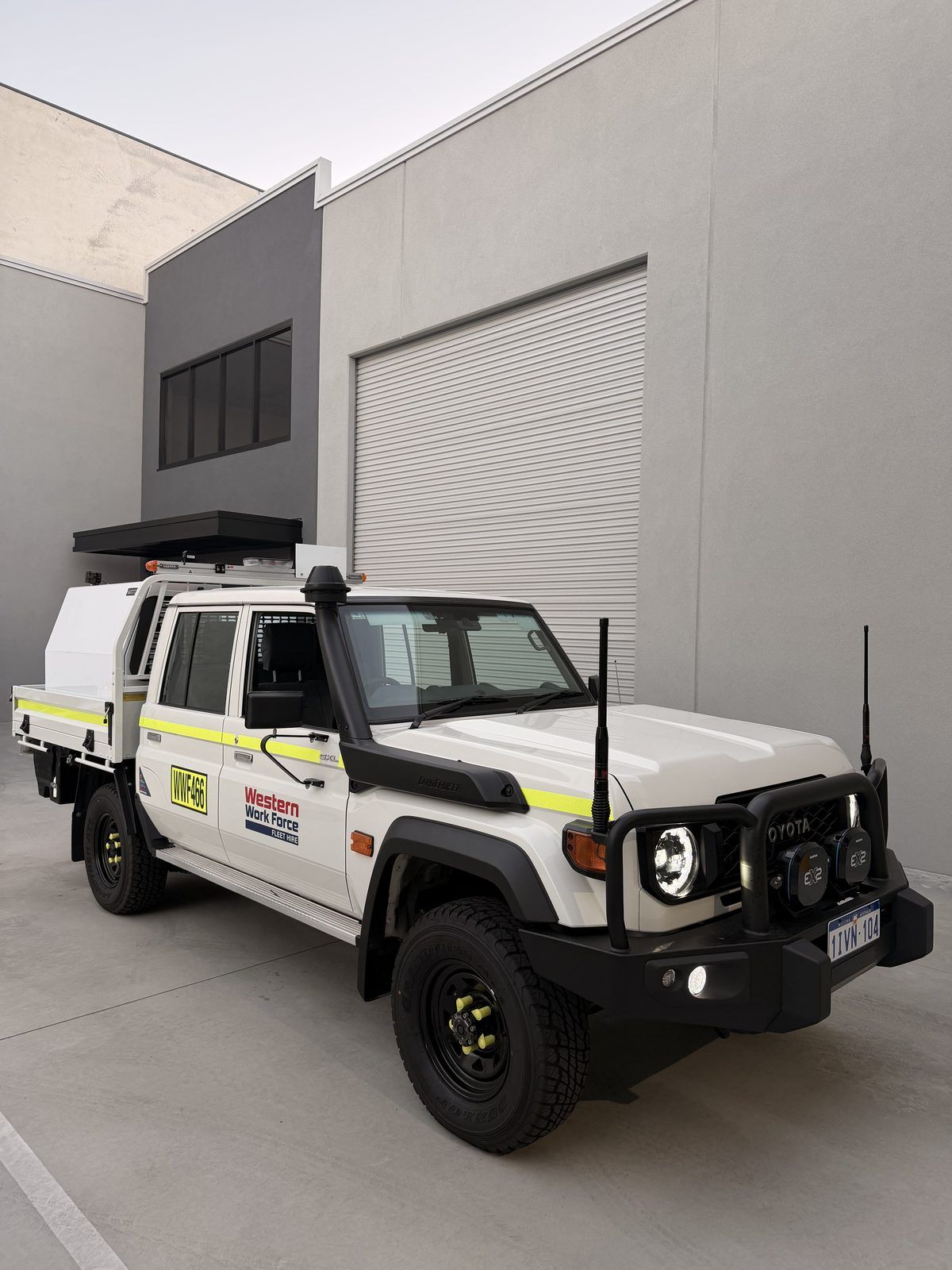 LandCruiser 79 dual cab with mine spec fit out